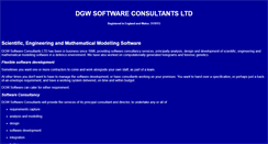 Desktop Screenshot of dgwsoft.co.uk